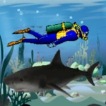 shark attack android application logo